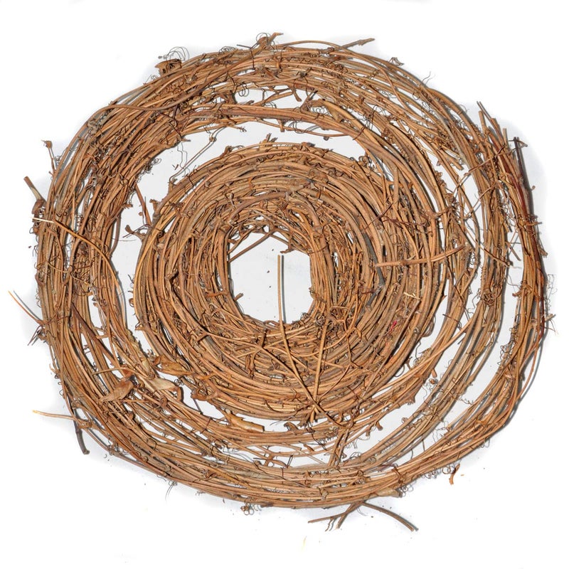 Simoutal 2PCS 15-Feet Crafts Natural Grapevine Twig Garland Wreaths DIY Decor Strip (2-Pack 15FT, Natural) - Image 2